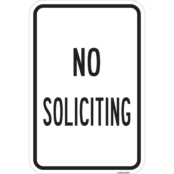 Signmission Safety Sign, 12 in Height, Aluminum, 24971 A-1218-24971 - main